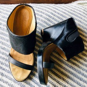 All Saints Pony Hair Wedges Size 40 (9)